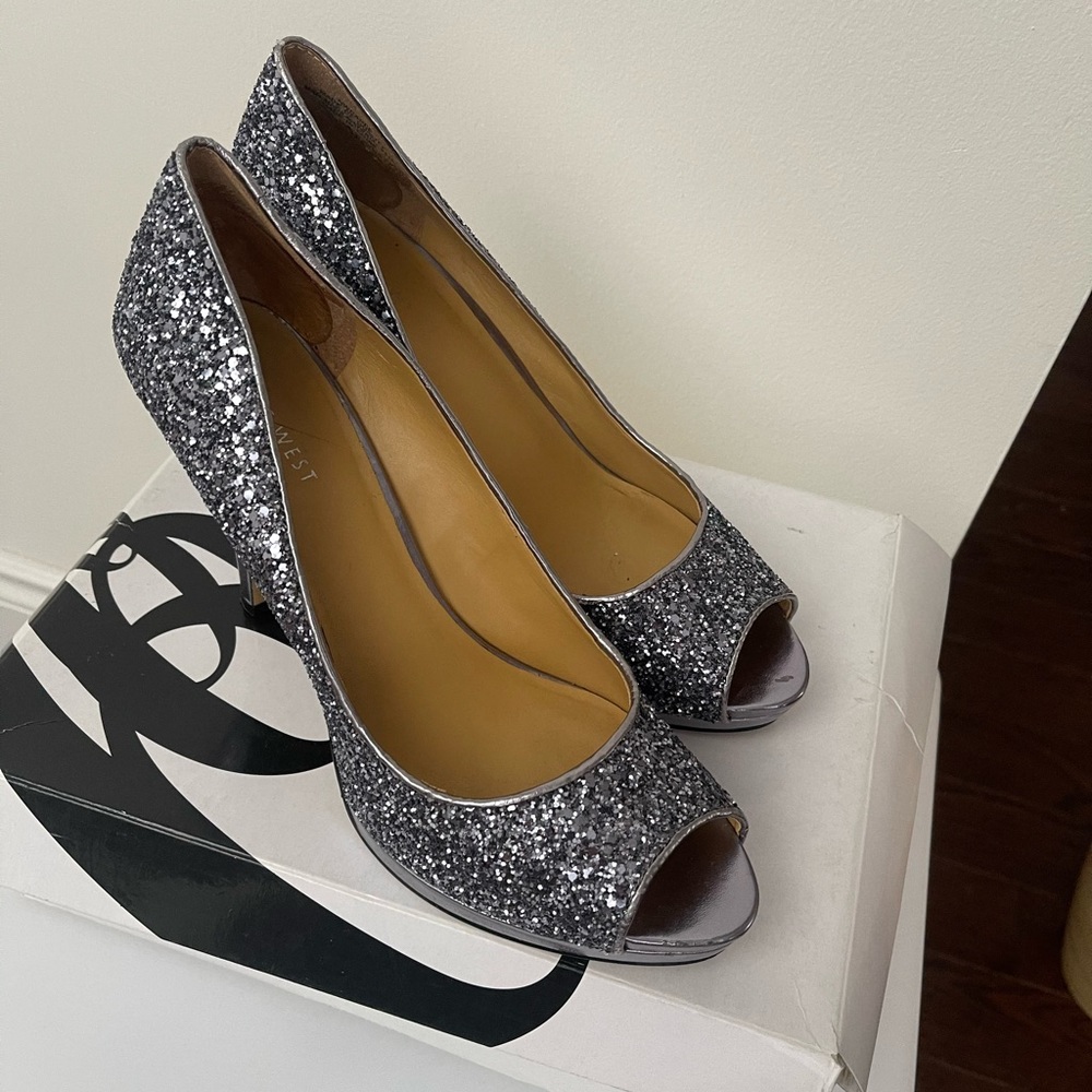 Nine West Open Toe Heels